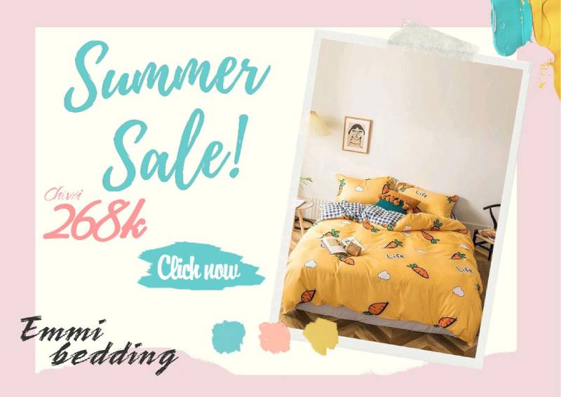 Emmi Bedding Store chuyên cung cấp các loại ga gối, dễ thương, siêu HOT 2021