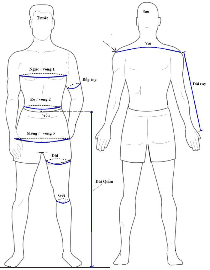 Nắm rõ số đo cơ thể giúp dễ dàng chọn size áo