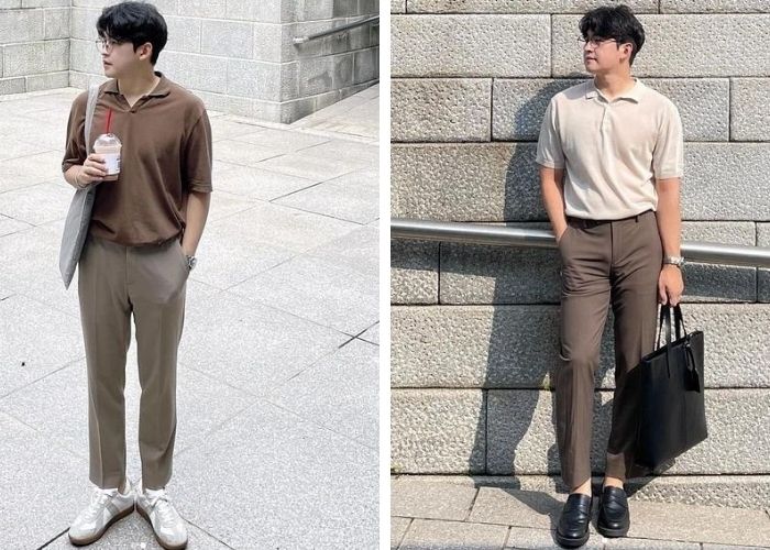 Smart - casual phong cách đơn giản với áo thun