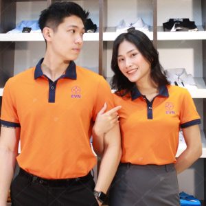 Mẫu áo polo đồng phục nhân viên EVN