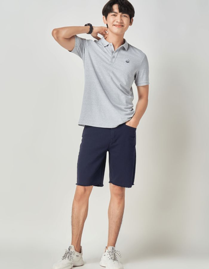 Áo polo số 3 kết hợp quần short năng động