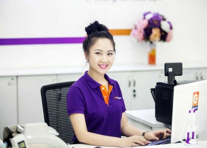 Mẫu đồng phục công ty màu tím của TP Bank