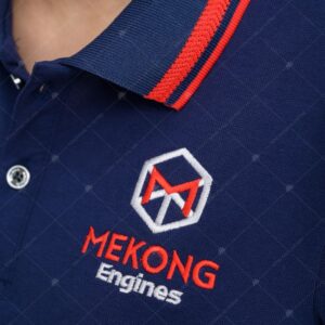 Mẫu áo polo đồng phục công ty Mekong Engines