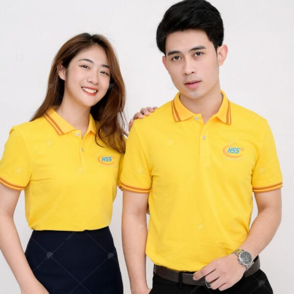 Mẫu áo polo đồng phục công ty HSS