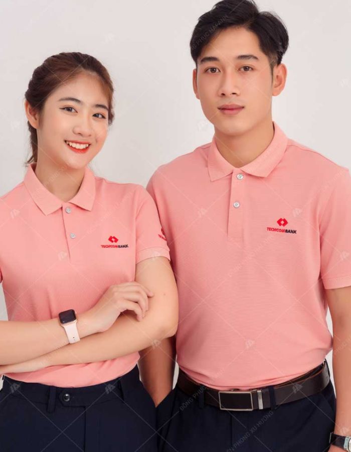 Áo thun đồng phục công sở 100% cotton