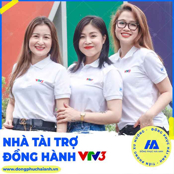 Trang phục áo thun polo Hải Anh đồng hành cùng VTV3 thể thao