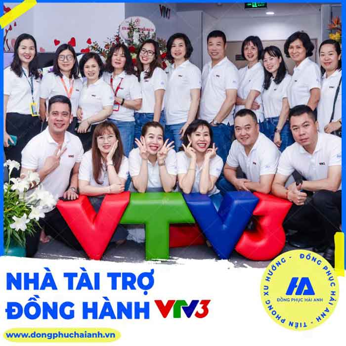 Trang phục áo thun polo Hải Anh đồng hành cùng VTV3 thể thao