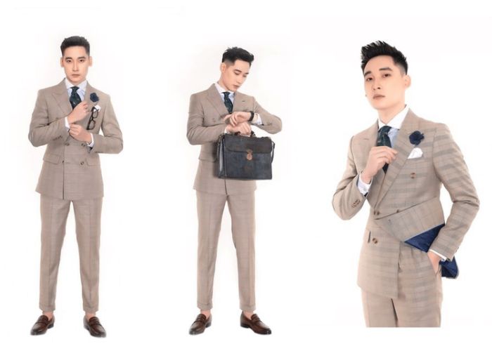 Suit phong cách trang phục công sở nam bảnh bao