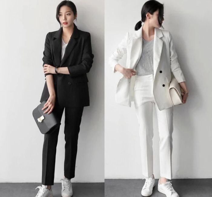 Blazer trang phục công sở mùa đông giữ ấm cơ thể