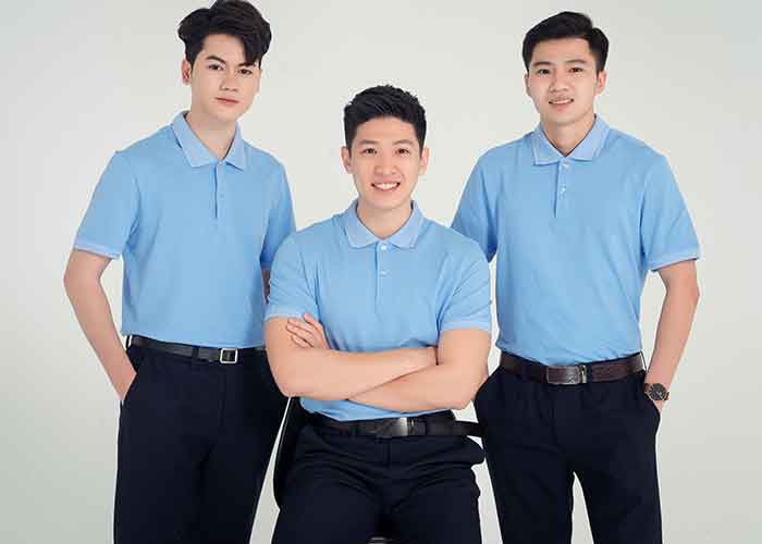 Mẫu trang phục áo polo cotton cao cấp cho nam