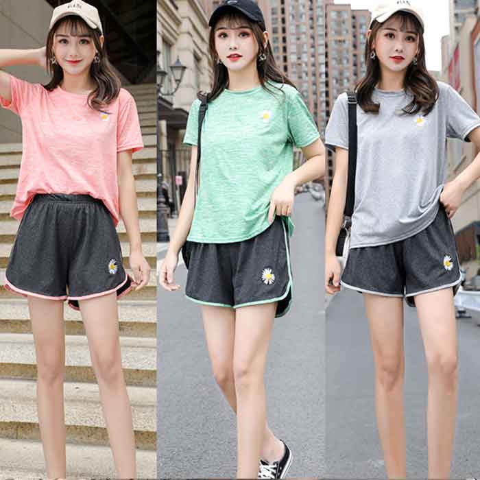 Thoải mái dạo phố với quần short áo thun cotton