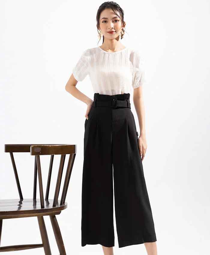 Mẫu quần culottes đang được nhiều chị em lựa chọn