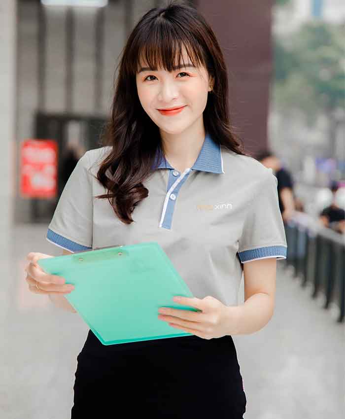 Thun polo chất liệu cotton trang phục công sở đẹp